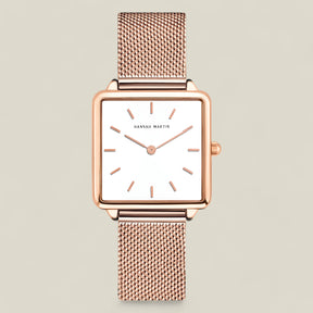 Mia | Square Face Watch - Alltägliche Raffinesse - - Mia | Square Face Watch - Alltägliche Raffinesse - €25 - Concept FashionLab