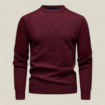 Soren | Herren Gestrickter Pullover – Eleganter Stil und Bequeme Passform - Burgund - Soren | Herren Gestrickter Pullover – Eleganter Stil und Bequeme Passform - €25 - Concept FashionLab