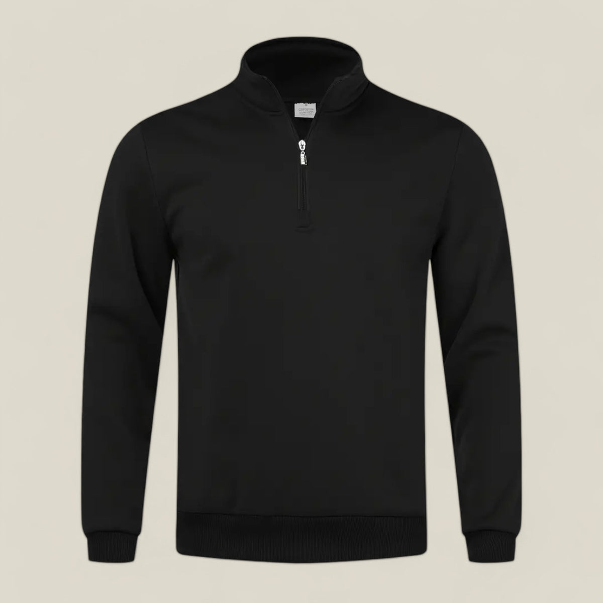 Cozy | Slim Fit Herren Fleece-Pullover – Ideal für Komfort im Alltag - Schwarz - Cozy | Slim Fit Herren Fleece-Pullover – Ideal für Komfort im Alltag - €25 - Concept FashionLab