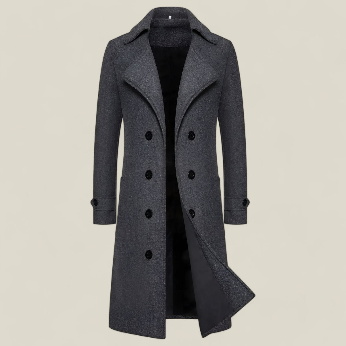 Noah | Trenchcoat für Herren - Thermoregulierende Eleganz - Grau - Noah | Trenchcoat für Herren - Thermoregulierende Eleganz - €25 - Concept FashionLab