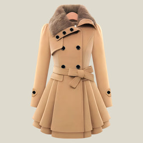 Ella | Wintermantel - Eleganter Stil für kalte Jahreszeiten - Khaki - Ella | Wintermantel - Eleganter Stil für kalte Jahreszeiten - €25 - Concept FashionLab