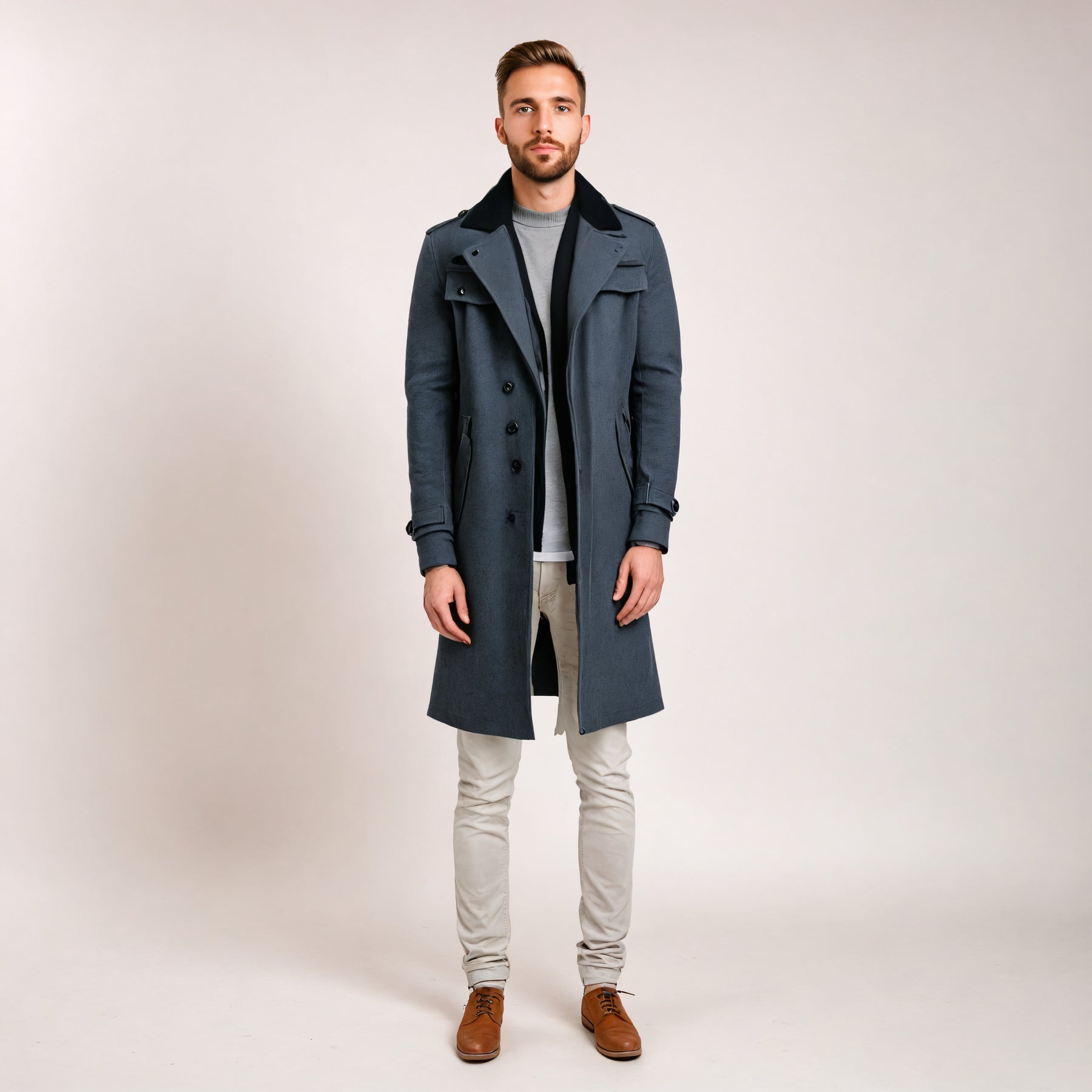 GRANT | Longue Manteau Coupe-Vent - Protection Élégante pour Tous les Temps - - GRANT | Longue Manteau Coupe-Vent - Protection Élégante pour Tous les Temps - €25 - Concept FashionLab