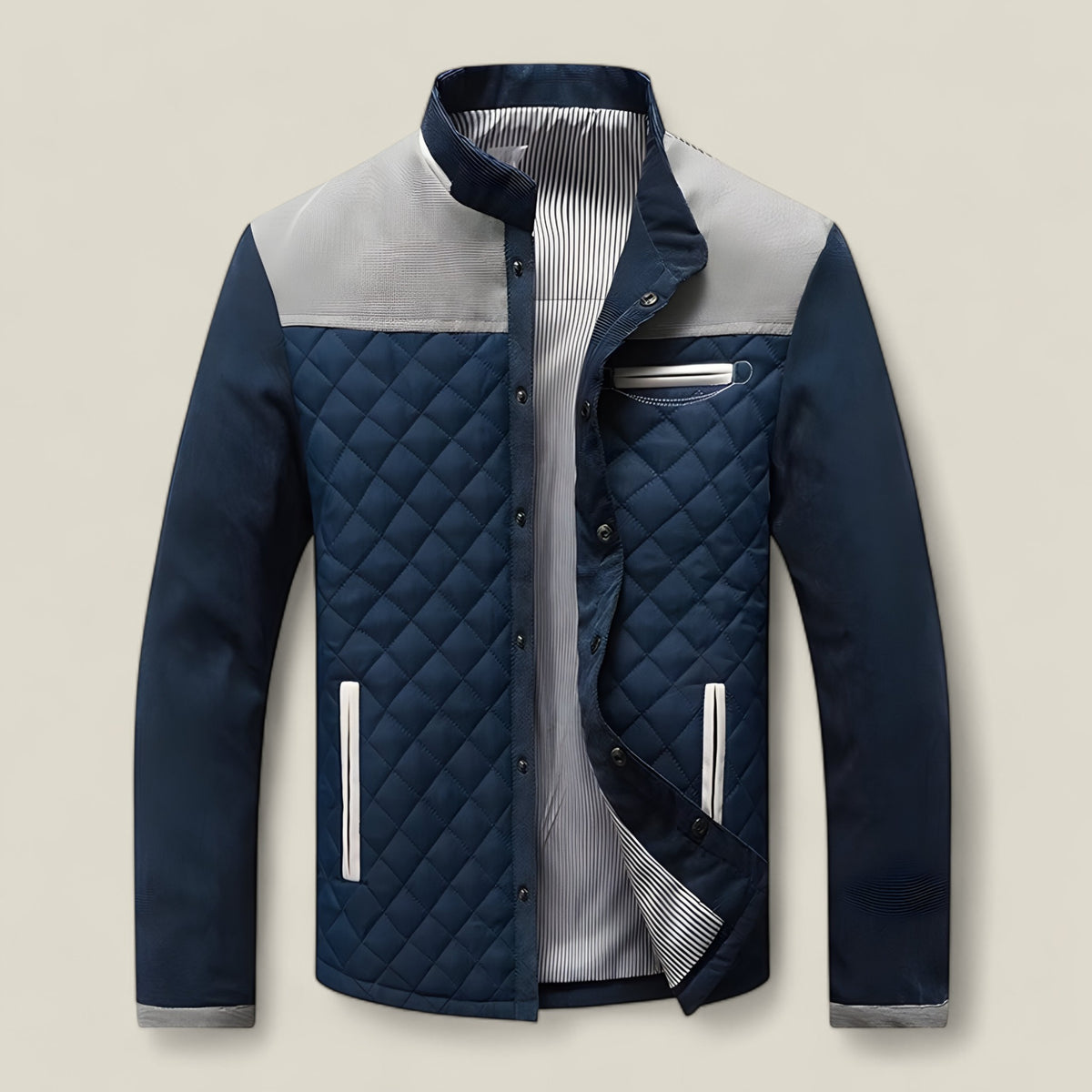 Jake | Bomberjacke - Outdoor-Streetwear mit Fashion-Appeal - Gray - Jake | Bomberjacke - Outdoor-Streetwear mit Fashion-Appeal - €25 - Concept FashionLab