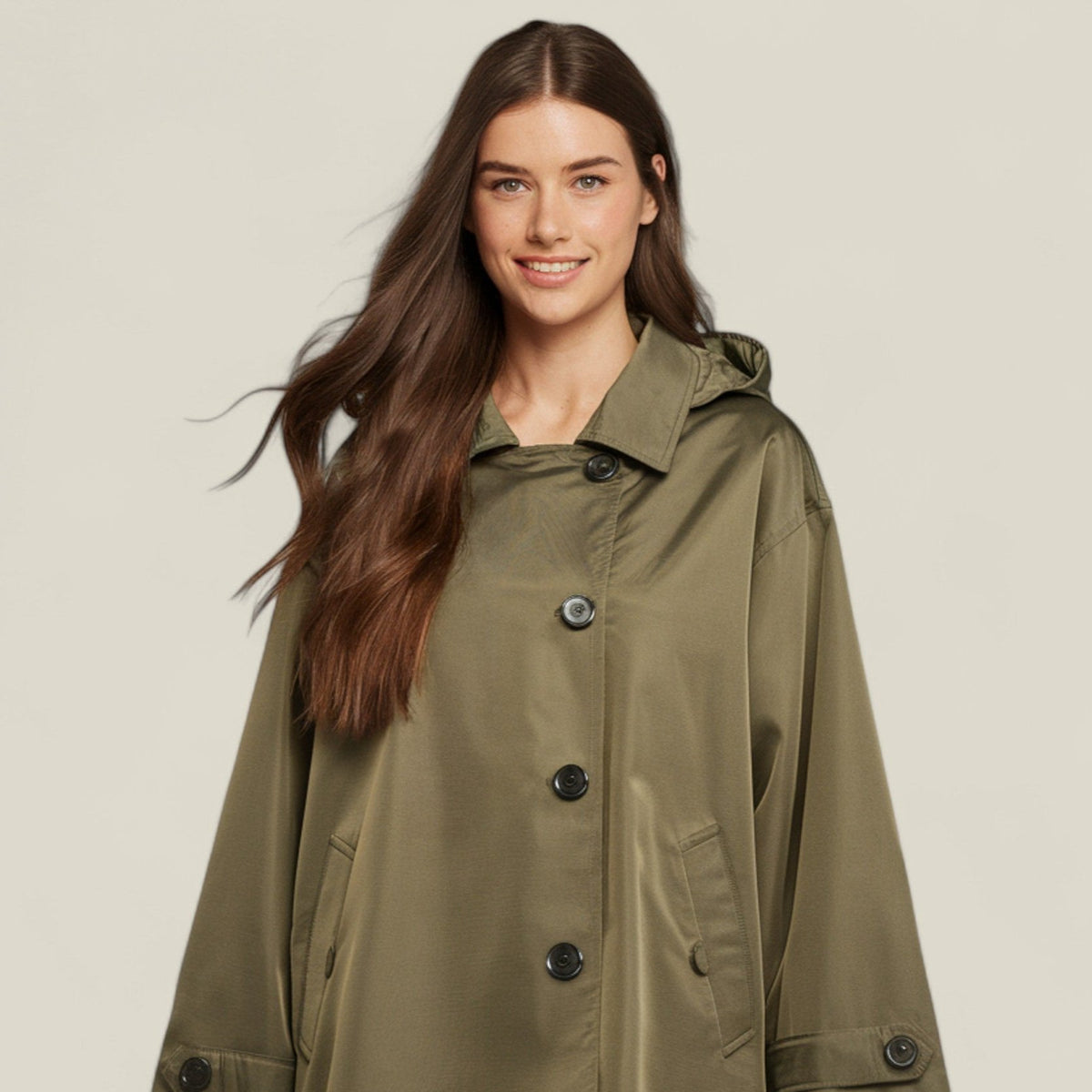 Lena | Oversized Damen-Kapuzenjacke - Trendy für den Herbst - - Lena | Oversized Damen-Kapuzenjacke - Trendy für den Herbst - €25 - Concept FashionLab