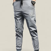 Johann | Slim Fit Jogginghose - Leicht & Elastisch - Grau - Johann | Leichtgewichtige Slim Fit Jogginghose - Komfort mit Elasthan Taillenzug - €25 - Concept FashionLab