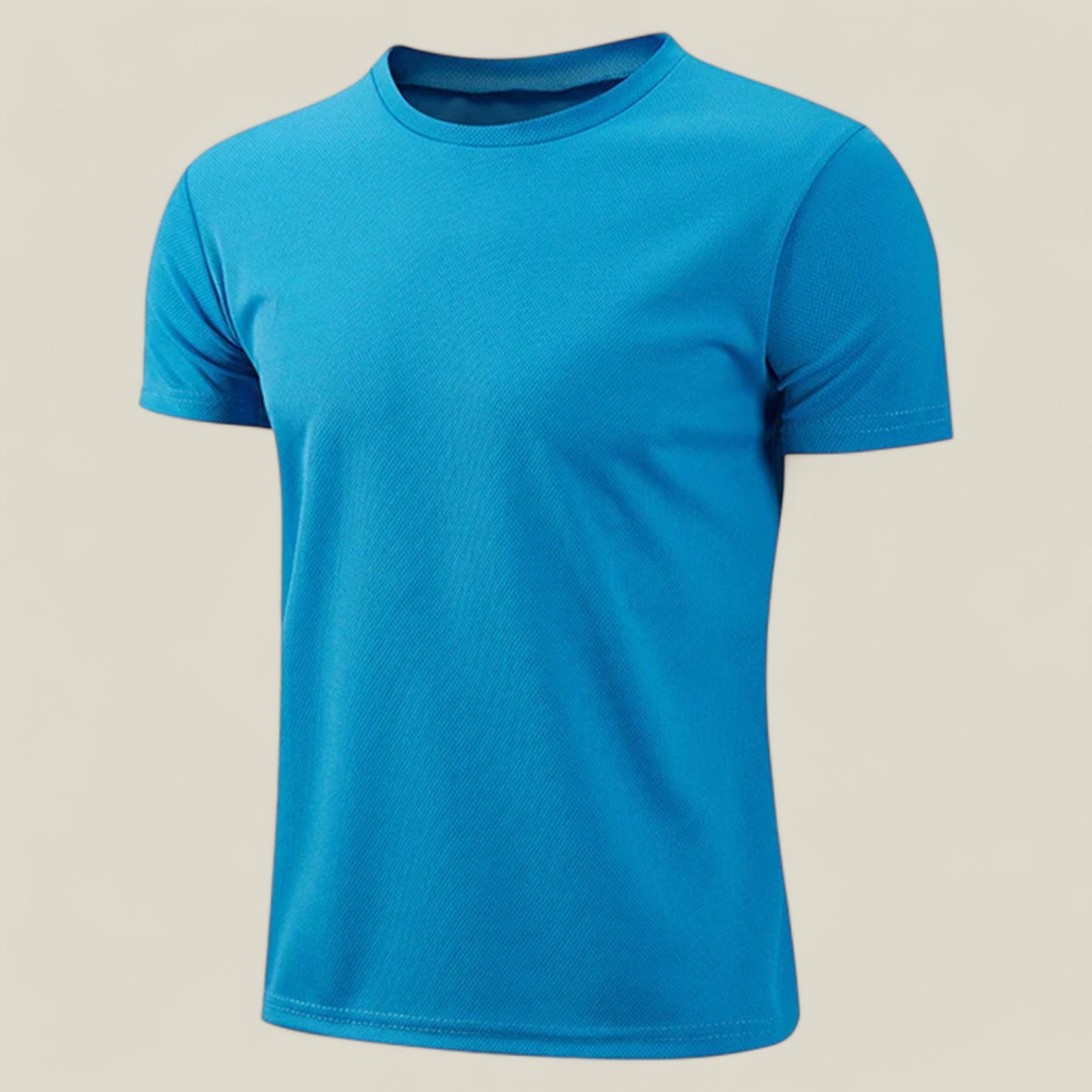 Chris | Kurzarm-Sport-T-Shirt – Schnell trocknend - Seeblau - Chris | Kurzarm-Sport-T-Shirt – Schnell trocknend - €25 - Concept FashionLab