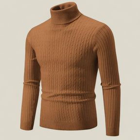 Hex | Herren Rollkragenpullover – Lässige Wärme für den Winter Outdoor - Braun - Hex | Herren Rollkragenpullover – Lässige Wärme für den Winter Outdoor - €25 - Concept FashionLab