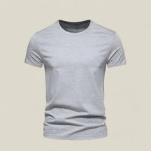 Jonas | Oversize Herren T-Shirts – Sommer Baumwolle - Grau - Jonas | Oversize Herren T-Shirts – Sommer Baumwolle - €25 - Concept FashionLab