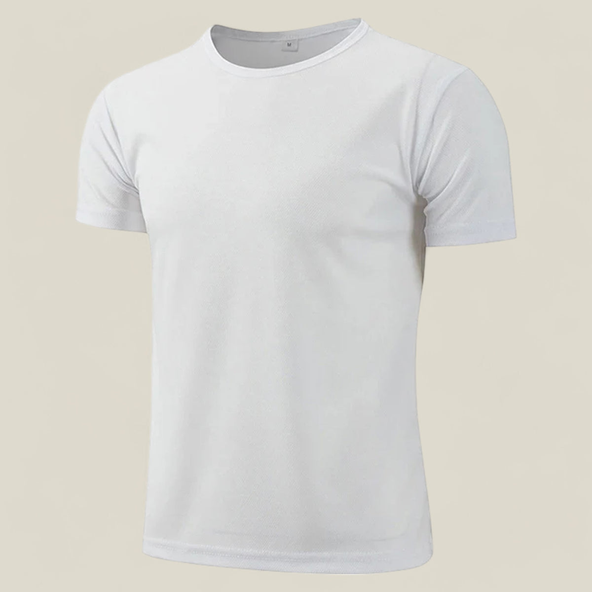 Chris | Kurzarm-Sport-T-Shirt – Schnell trocknend - Weiß - Chris | Kurzarm-Sport-T-Shirt – Schnell trocknend - €25 - Concept FashionLab