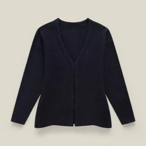 Darina | Eleganter Damen-Frühlingsanzug: Cardigan und Strickrock - Schwarzer Oberteil - Darina | Eleganter Damen-Frühlingsanzug: Cardigan und Strickrock - €25 - Concept FashionLab