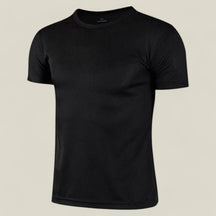 Chris | Kurzarm-Sport-T-Shirt – Schnell trocknend - Schwarz - Chris | Kurzarm-Sport-T-Shirt – Schnell trocknend - €25 - Concept FashionLab