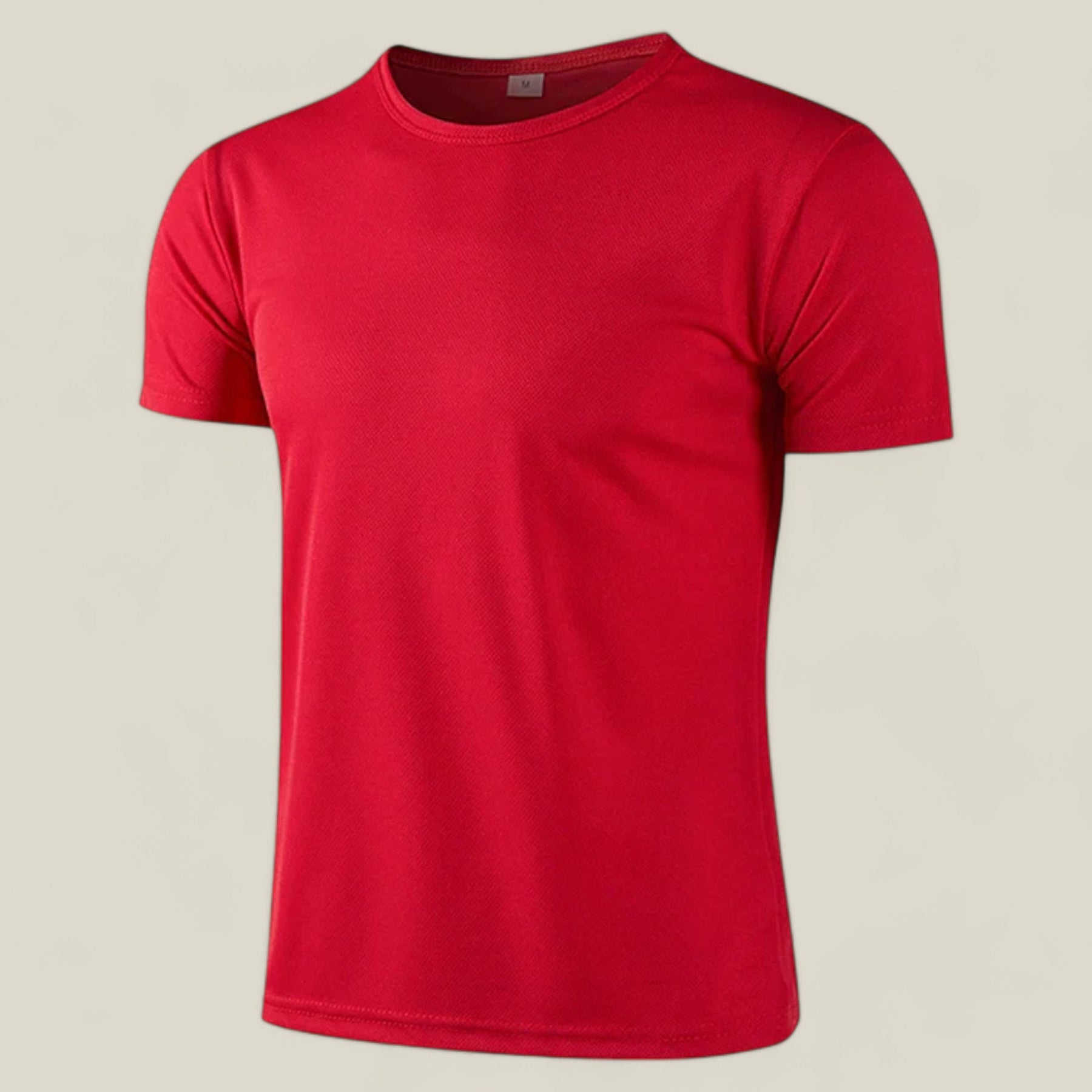 Chris | Kurzarm-Sport-T-Shirt – Schnell trocknend - Rot - Chris | Kurzarm-Sport-T-Shirt – Schnell trocknend - €25 - Concept FashionLab