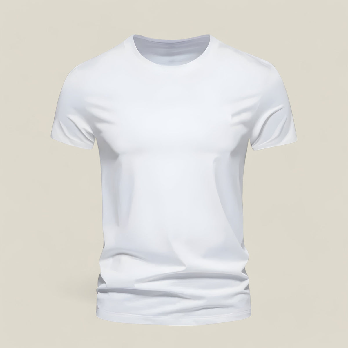 Jonas | Oversize Herren T-Shirts – Sommer Baumwolle - Weiss - Jonas | Oversize Herren T-Shirts – Sommer Baumwolle - €25 - Concept FashionLab