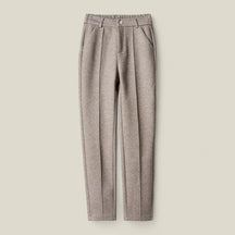 Mia | Bleistifthose - Hohe Taille und Monochrom für einen lässigen Look - Kaffee Dickes - Mia | Bleistifthose - Hohe Taille und Monochrom für einen lässigen Look - €25 - Concept FashionLab