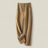 Adele | Casual Pants - Elegantes gerades Bein für den Alltag - Khaki - Adele | Freizeithosen - Elegantes gerades Bein für den täglichen Gebrauch - €25 - Concept FashionLab