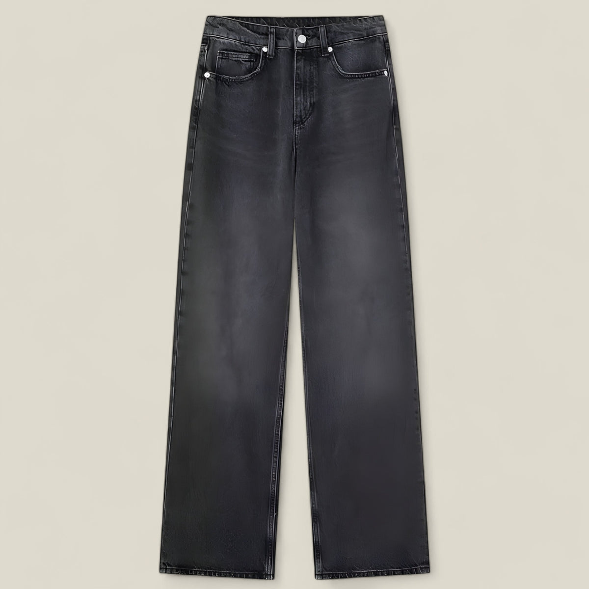 Zixuan | Damen Denim Jeans - Baggy Streetwear - Schwarz - Zixuan | Damen Denim Jeans - Baggy Streetwear - €25 - Concept FashionLab