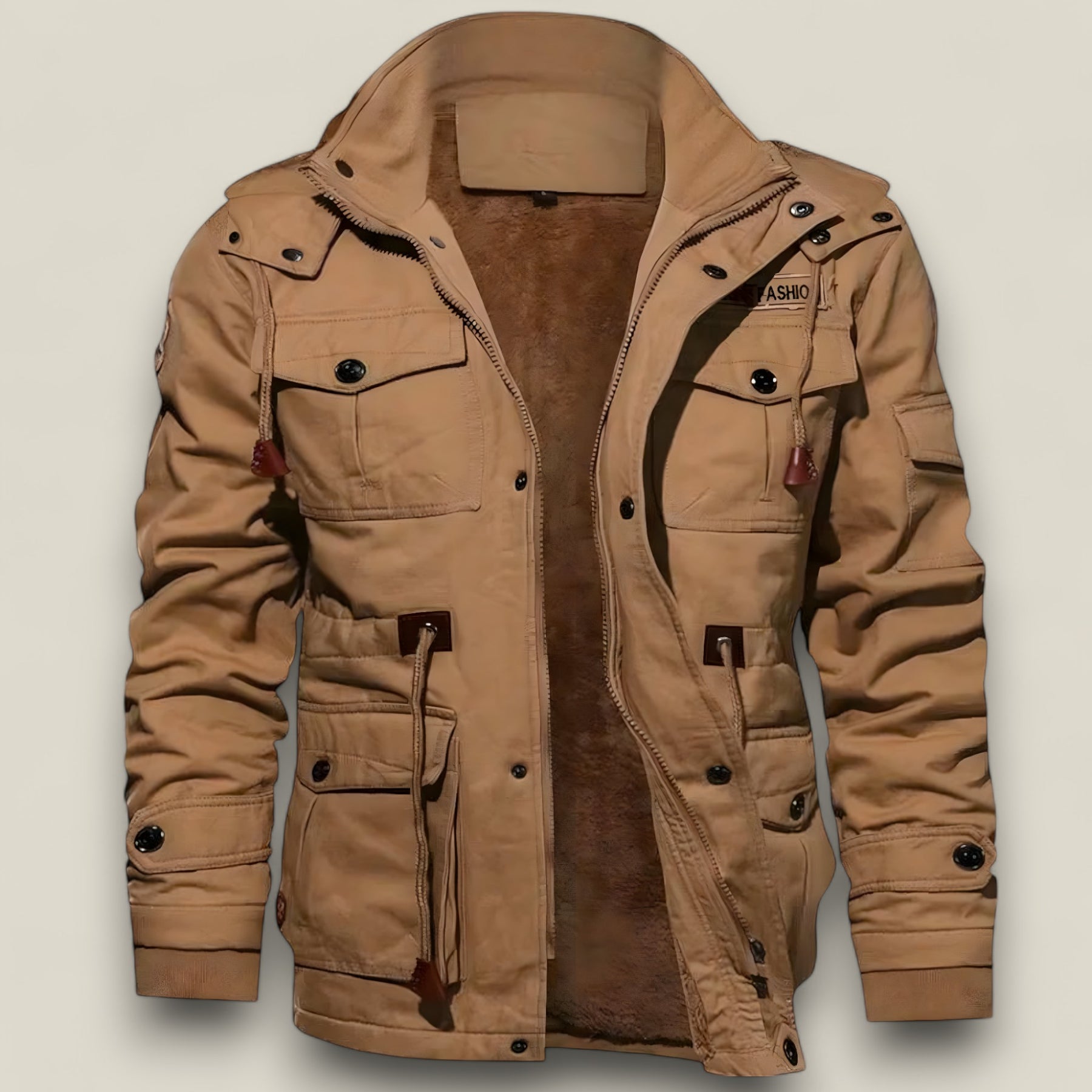 Cillian | Taktische Bomberjacke für Herren - Wärme und Vielseitigkeit für den Winter - Khaki - Cillian | Taktische Bomberjacke für Herren - Wärme und Vielseitigkeit für den Winter - €25 - Concept FashionLab