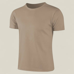 Chris | Kurzarm-Sport-T-Shirt – Schnell trocknend - Khaki - Chris | Kurzarm-Sport-T-Shirt – Schnell trocknend - €25 - Concept FashionLab