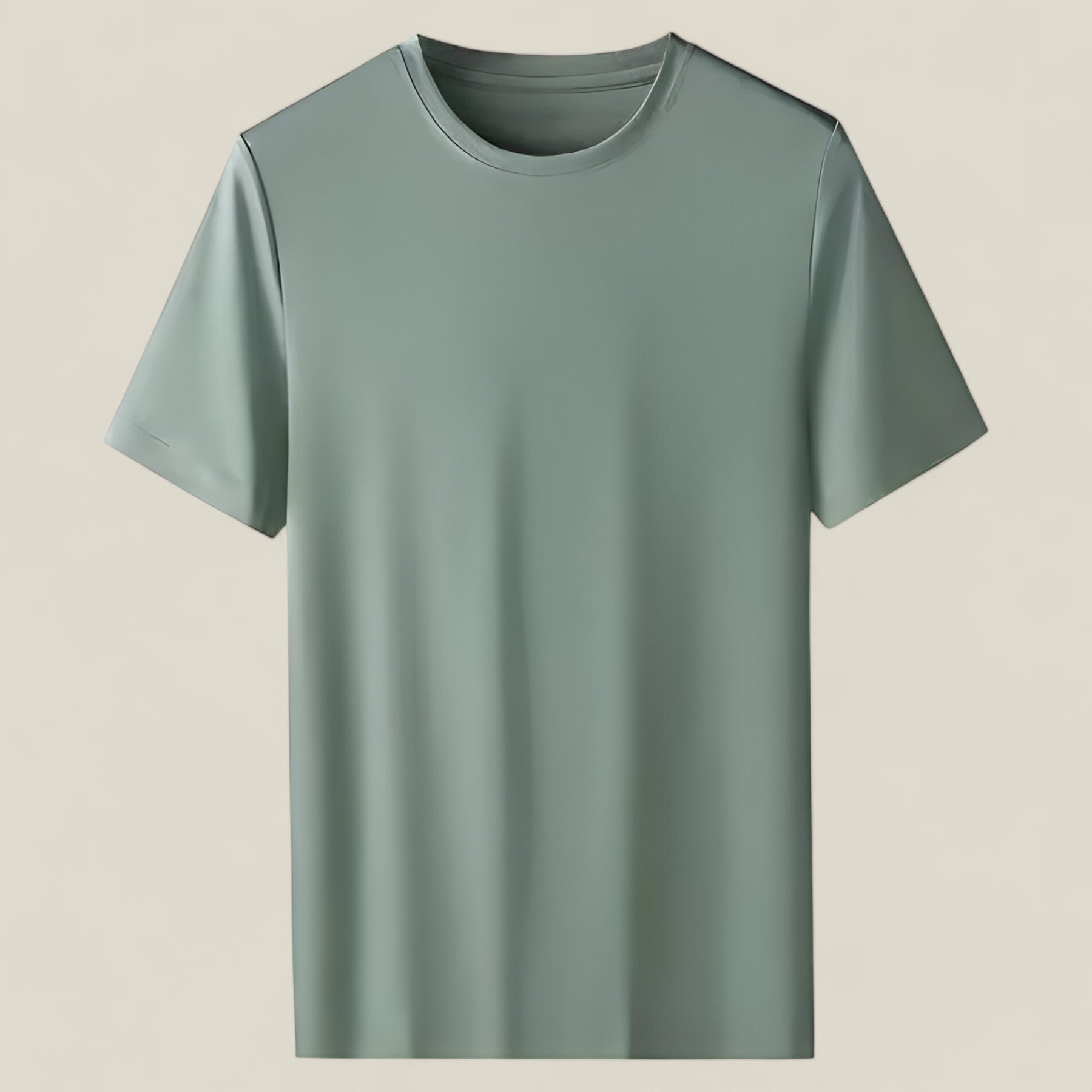 Arnaud | Premium Herren T-Shirt aus 100% Pima Baumwolle – Kurzarm & Rundhals - Olivgrün - Arnaud | Premium Herren T-Shirt aus 100% Pima Baumwolle – Kurzarm & Rundhals - €25 - Concept FashionLab