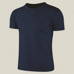 Chris | Kurzarm-Sport-T-Shirt – Schnell trocknend - Marineblau - Chris | Kurzarm-Sport-T-Shirt – Schnell trocknend - €25 - Concept FashionLab