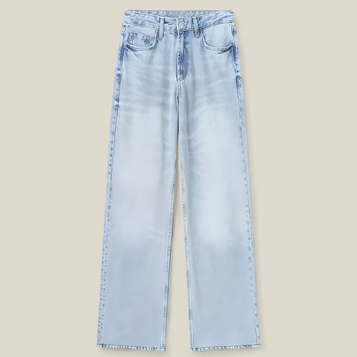 Zixuan | Damen Denim Jeans - Baggy Streetwear - Indigo - Zixuan | Damen Denim Jeans - Baggy Streetwear - €25 - Concept FashionLab