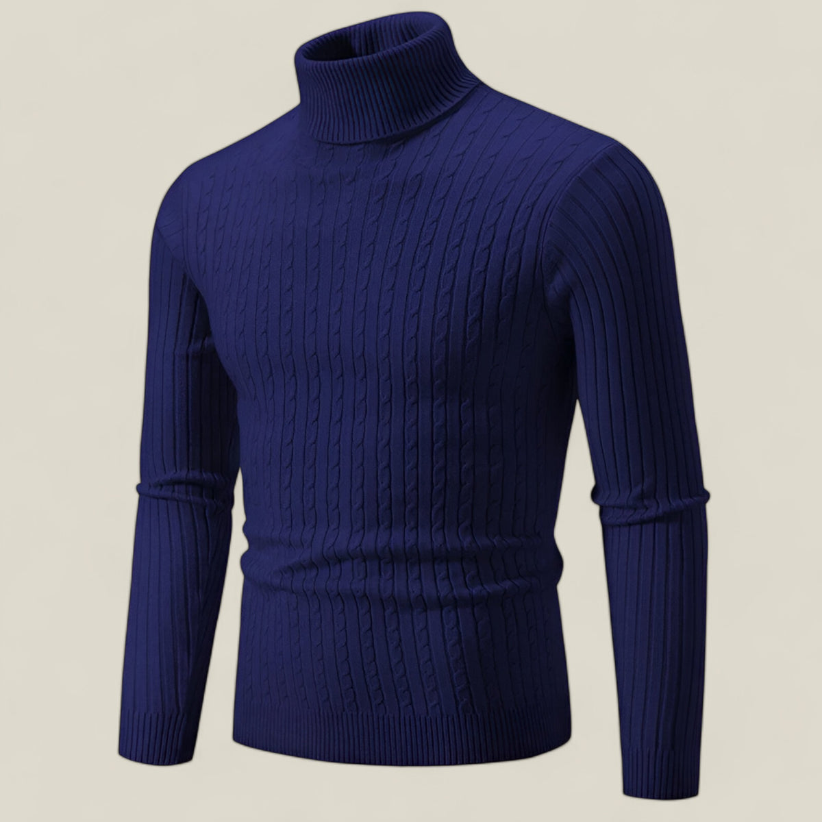 Hex | Herren Rollkragenpullover – Lässige Wärme für den Winter Outdoor - Marineblau - Hex | Herren Rollkragenpullover – Lässige Wärme für den Winter Outdoor - €25 - Concept FashionLab