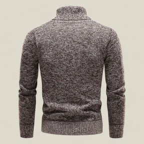 Adam | Herren Rollkragen-Fleecepullover – Warmer Slim Fit für Herbst/Winter - - Adam | Herren Rollkragen-Fleecepullover – Warmer Slim Fit für Herbst/Winter - €25 - Concept FashionLab