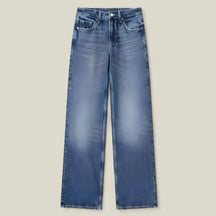 Zixuan | Damen Denim Jeans - Baggy Streetwear - See Blau - Zixuan | Damen Denim Jeans - Baggy Streetwear - €25 - Concept FashionLab