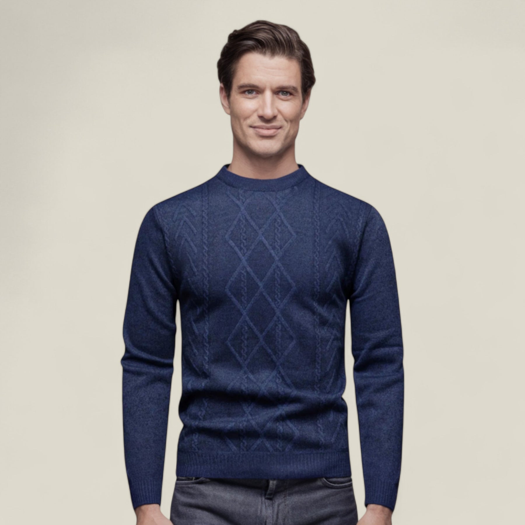 Soren | Herren Gestrickter Pullover – Eleganter Stil und Bequeme Passform - - Soren | Herren Gestrickter Pullover – Eleganter Stil und Bequeme Passform - €25 - Concept FashionLab