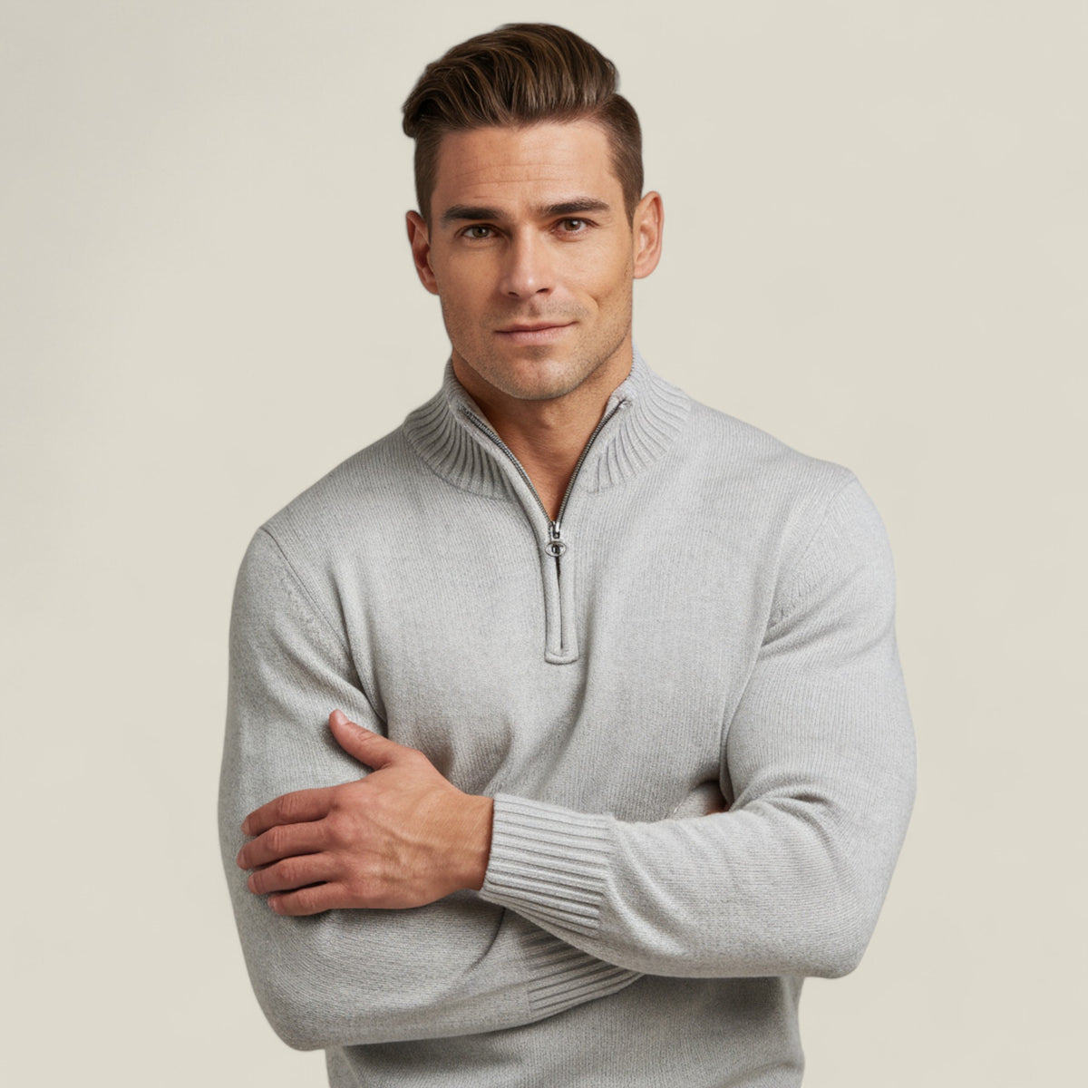 Timo | Herren Zip-Pullover – Komfort für Sport & Outdoor - - Timo | Herren Zip-Pullover – Komfort für Sport & Outdoor - €25 - Concept FashionLab