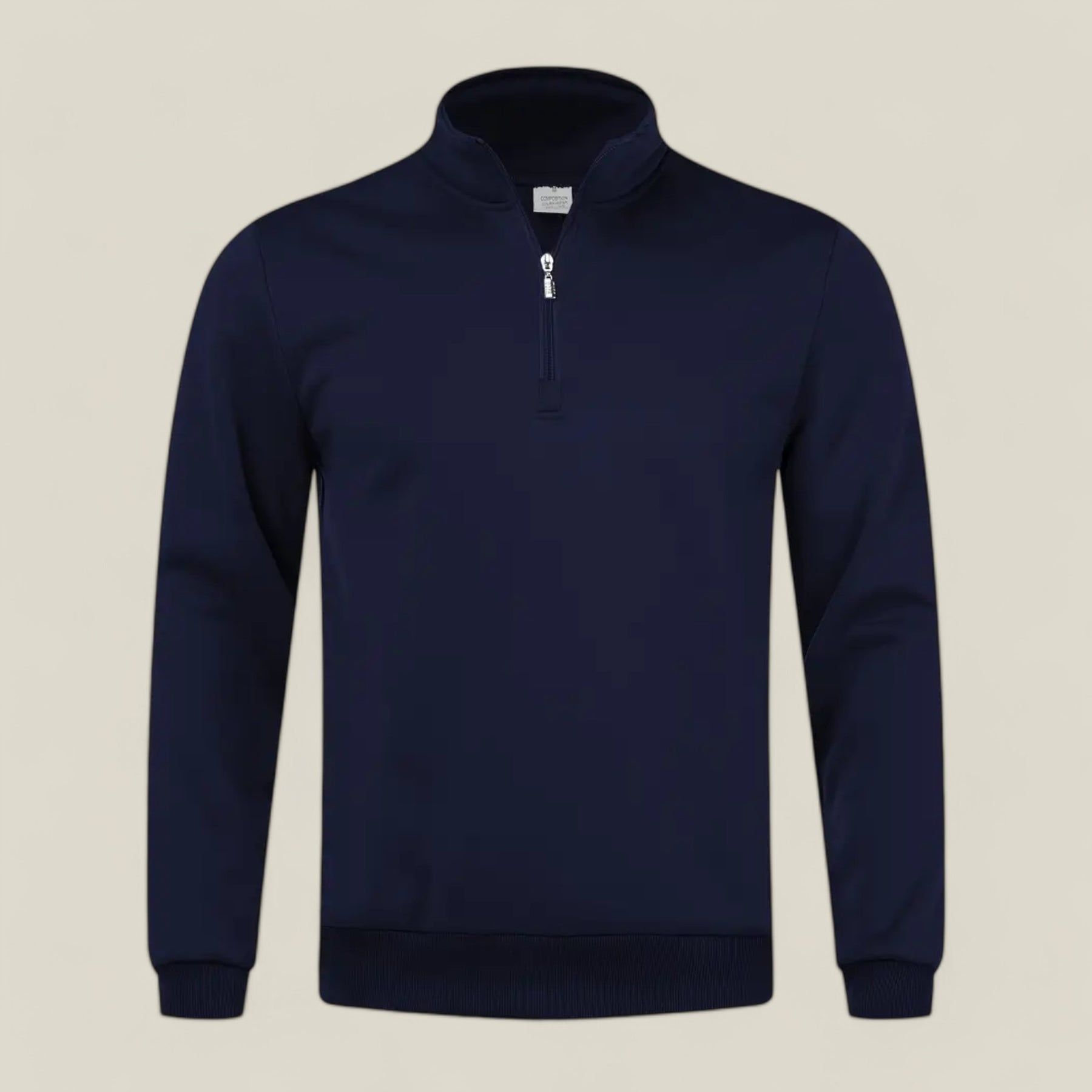 Cozy | Slim Fit Herren Fleece-Pullover – Ideal für Komfort im Alltag - Marineblau - Cozy | Slim Fit Herren Fleece-Pullover – Ideal für Komfort im Alltag - €25 - Concept FashionLab