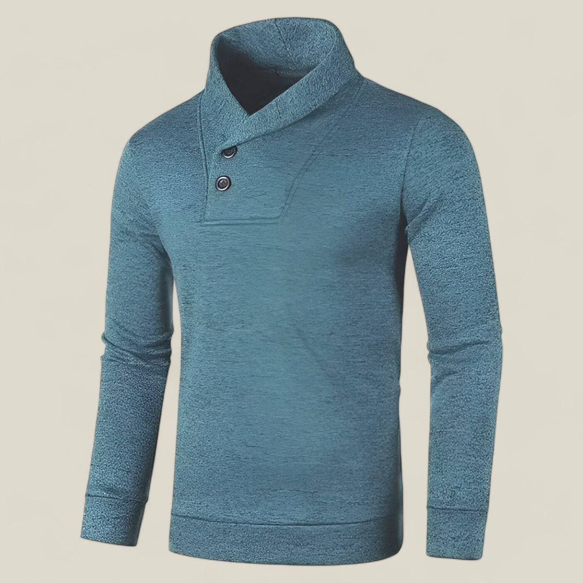 Noah | Herrenpullover - Halber Rollkragenpullover für einen stilvollen Winter - Blau - Noah | Herrenpullover - Halber Rollkragenpullover für einen stilvollen Winter - €25 - Concept FashionLab