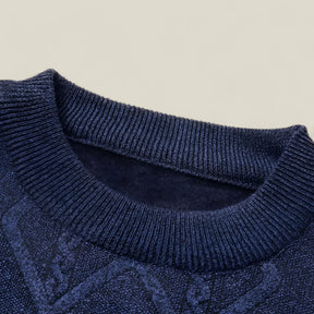 Fabian | Herren Jacquard-Strickpullover – Herbst-/Winterkomfort - - Fabian | Herren Jacquard-Strickpullover – Herbst-/Winterkomfort - €25 - Concept FashionLab