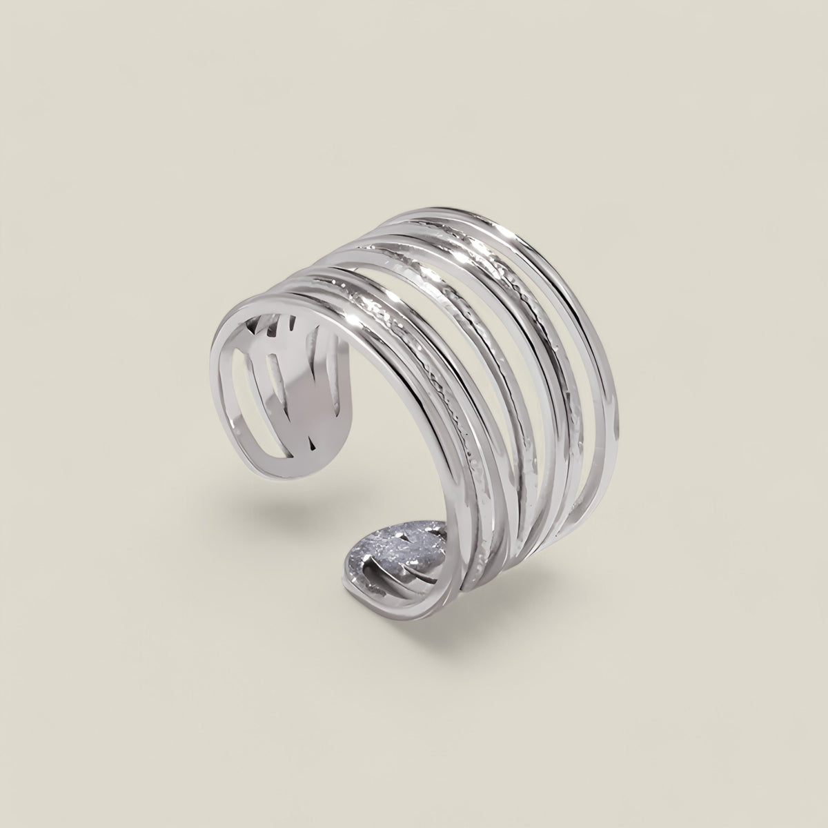 Lillian | Elegante Kaskadierung Ring - Silber - Lillian | Elegante Kaskadierung Ring - €25 - Concept FashionLab