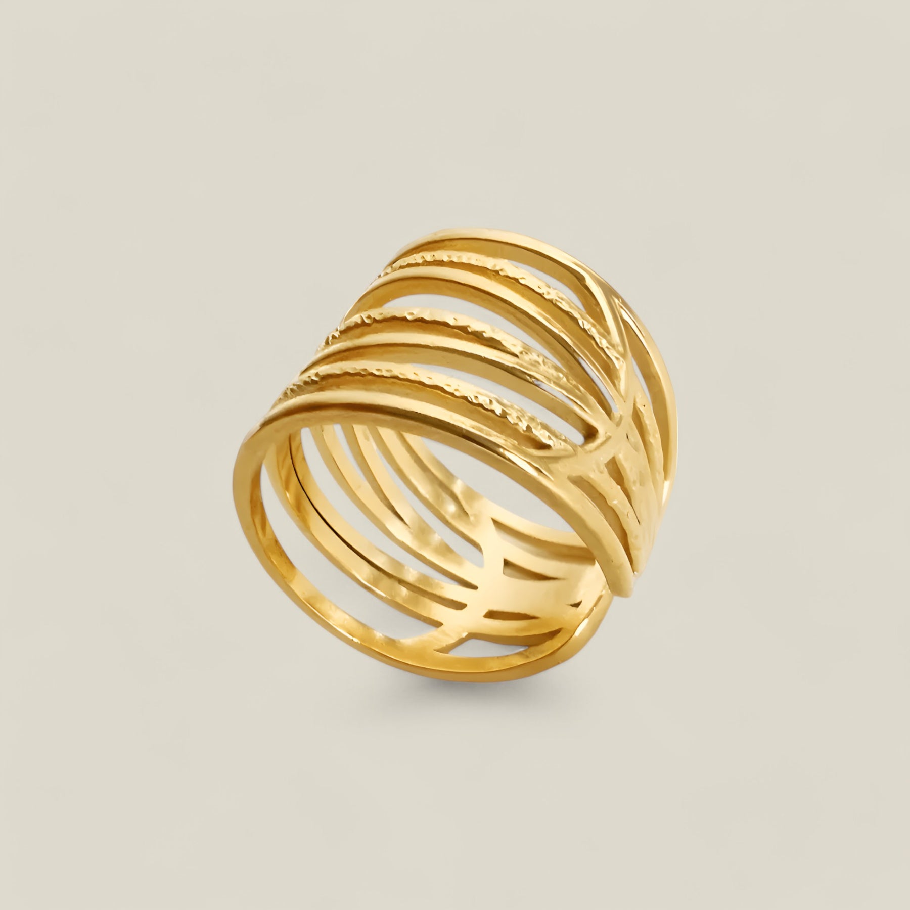 Lillian | Elegante Kaskadierung Ring - Gold - Lillian | Elegante Kaskadierung Ring - €25 - Concept FashionLab