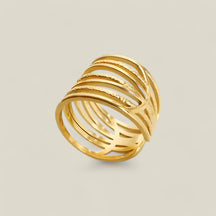 Lillian | Elegante Kaskadierung Ring - Gold - Lillian | Elegante Kaskadierung Ring - €25 - Concept FashionLab