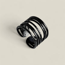 Lillian | Elegante Kaskadierung Ring - Schwarz - Lillian | Elegante Kaskadierung Ring - €25 - Concept FashionLab