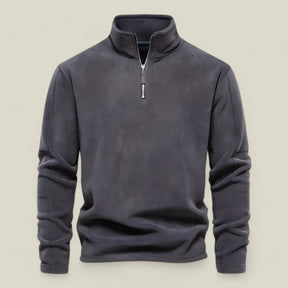 Oliver | Herren Stehkragen-Pullover – Stylisch und Warm für Herbst/Winter - Dunkelgrau - Oliver | Herren Stehkragen-Pullover – Stylisch und Warm für Herbst/Winter - €25 - Concept FashionLab