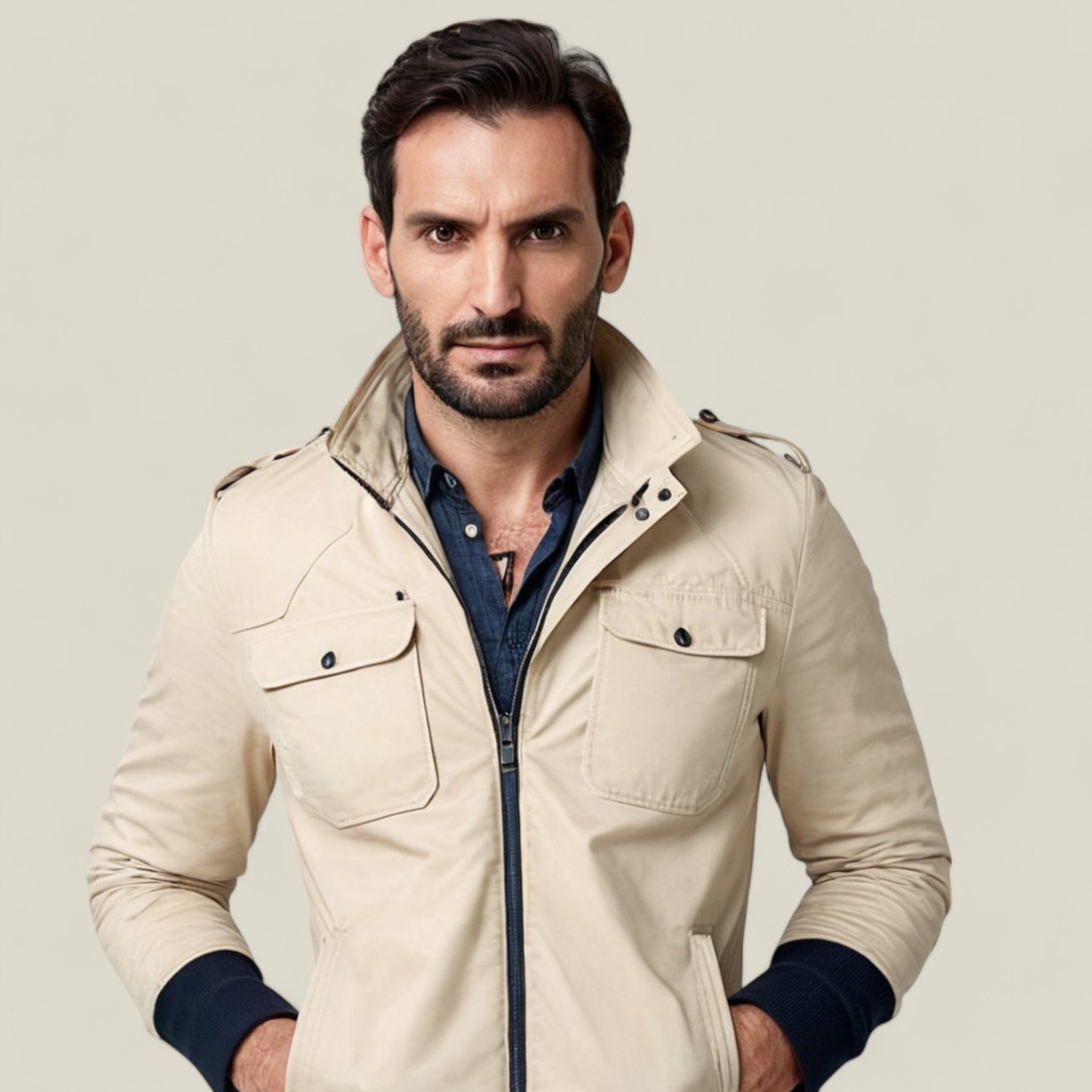 Luca | Herren Bomberjacke - Slim Fit - - Luca | Herren Bomberjacke - Slim Fit - €25 - Concept FashionLab