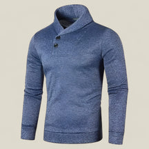 Noah | Herrenpullover - Halber Rollkragenpullover für einen stilvollen Winter - Marineblau - Noah | Herrenpullover - Halber Rollkragenpullover für einen stilvollen Winter - €25 - Concept FashionLab