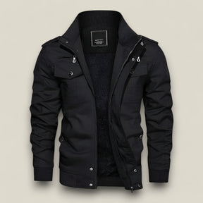 Magcomsen | Herren Fleecejacke Winddicht - Schwarz - Magcomsen | Herren Fleecejacke Winddicht - €25 - Concept FashionLab