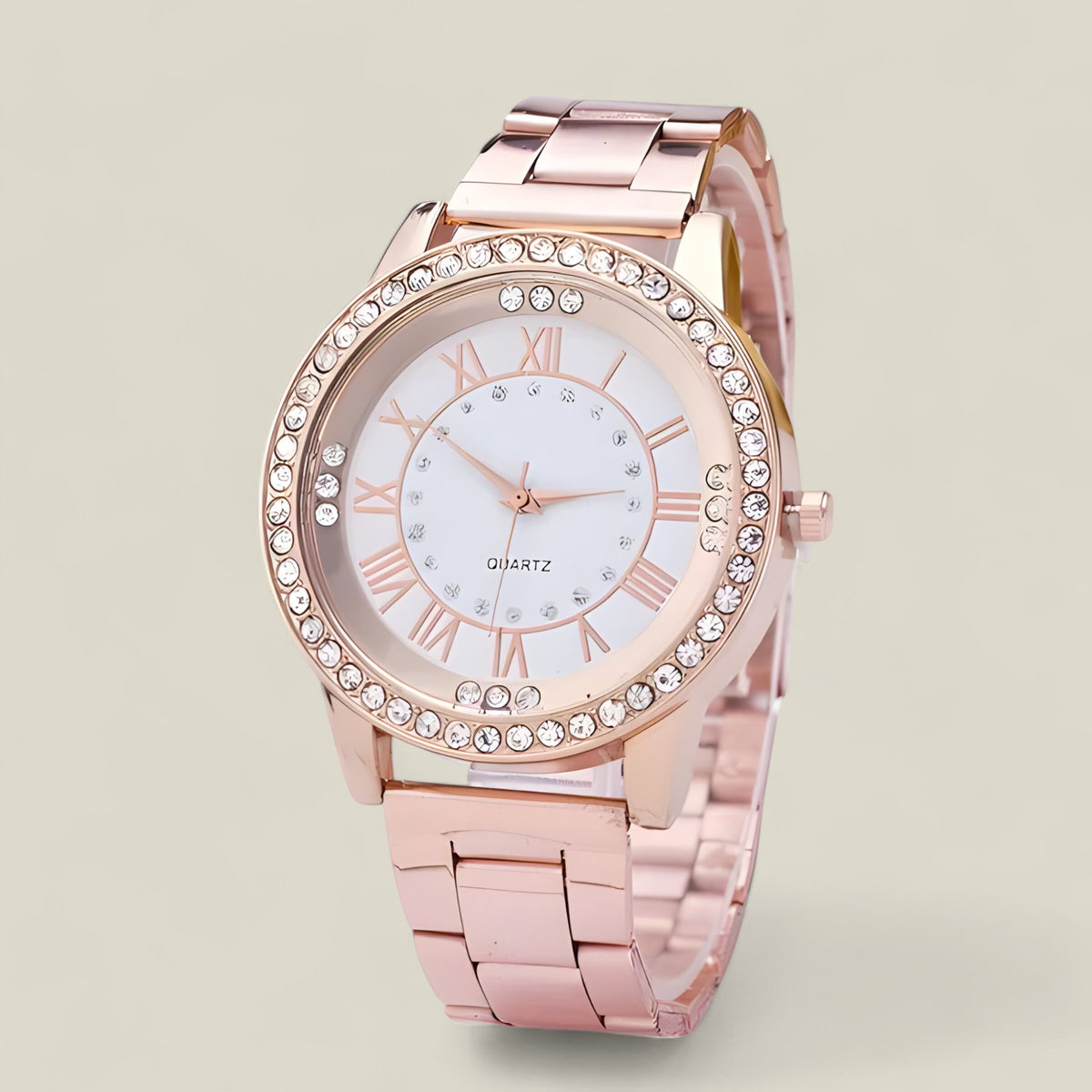 Strahlende Damen Diamant Uhr - Zeitlose Eleganz und exquisite Raffinesse