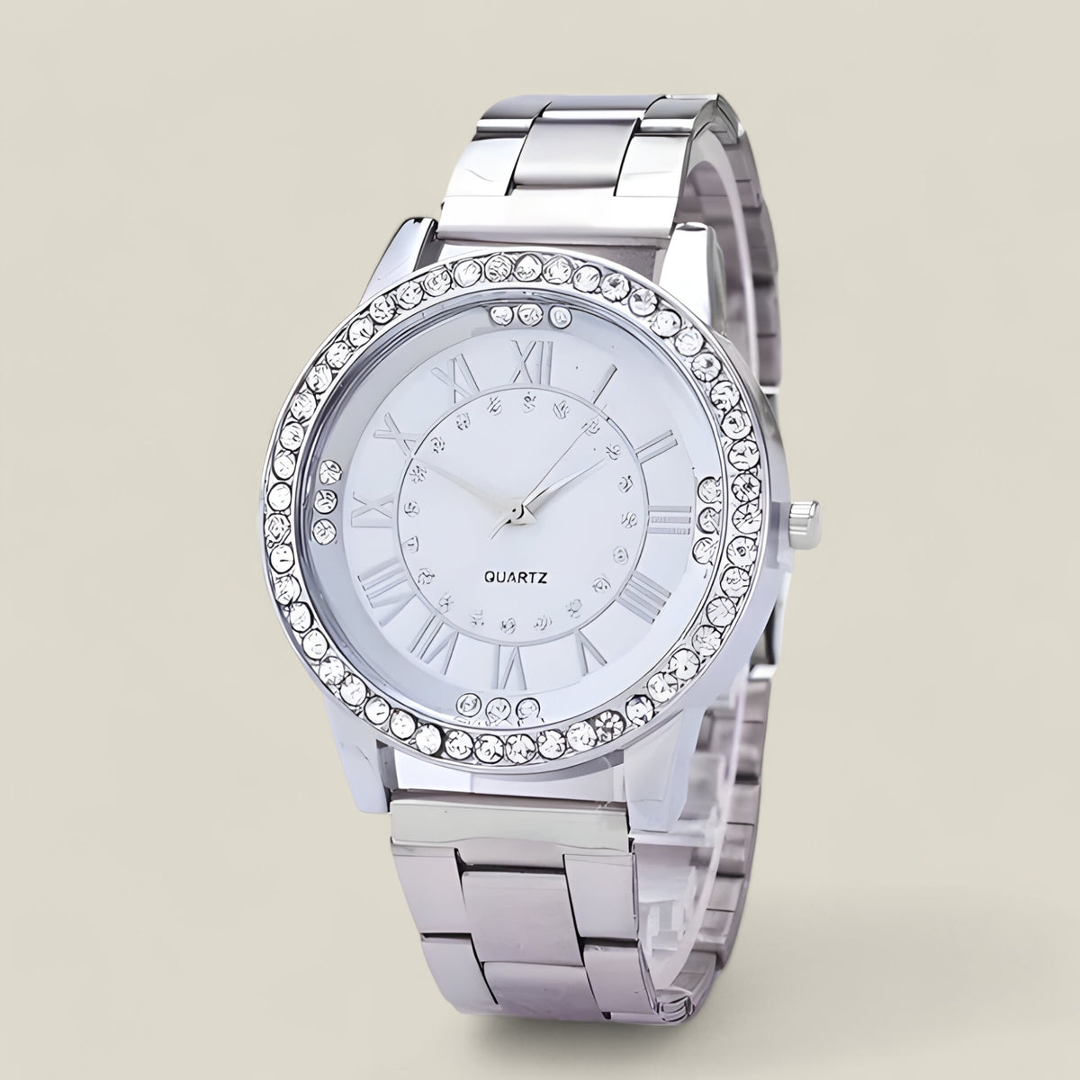 Strahlende Damen Diamant Uhr - Zeitlose Eleganz und exquisite Raffinesse