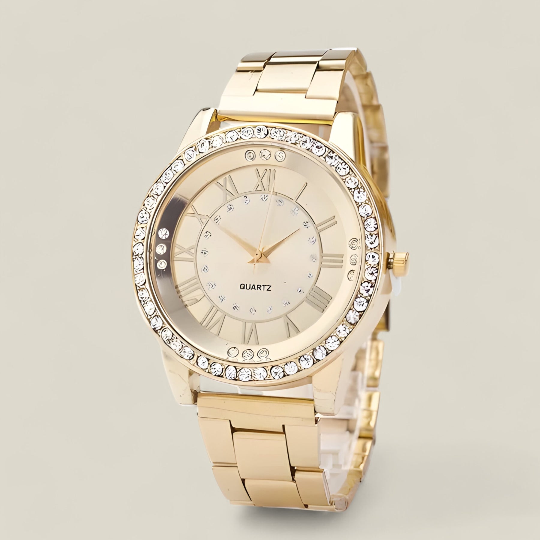 Strahlende Damen Diamant Uhr - Zeitlose Eleganz und exquisite Raffinesse