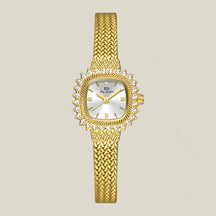 Glamouröses Goldenes Mesh-Uhr - Strahlende Eleganz für jeden Anlass