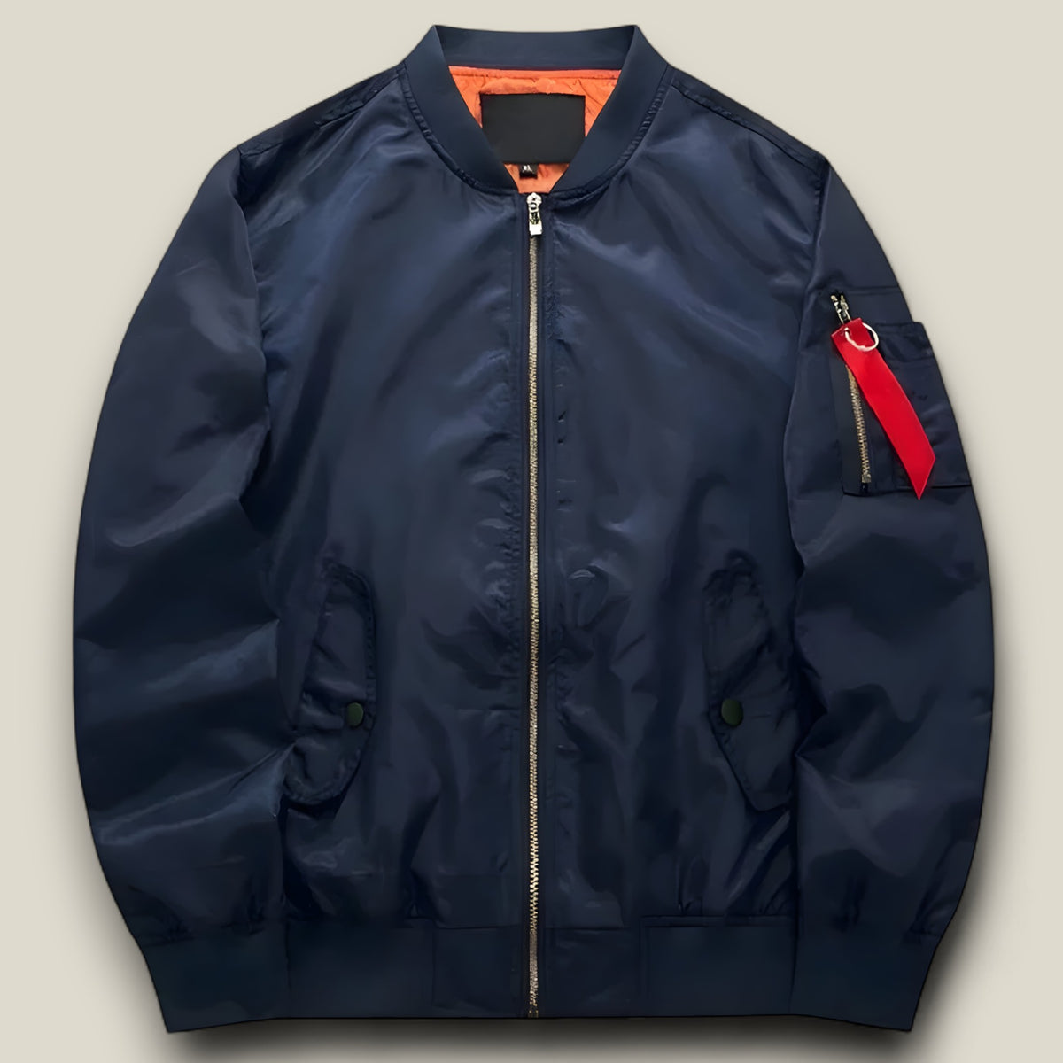 Logan | Pilot Bomberjacke - Militärwärme für Herbst & Winter - Blau Dünn - Logan | Pilot Bomberjacke - Militärwärme für Herbst & Winter - €25 - Concept FashionLab