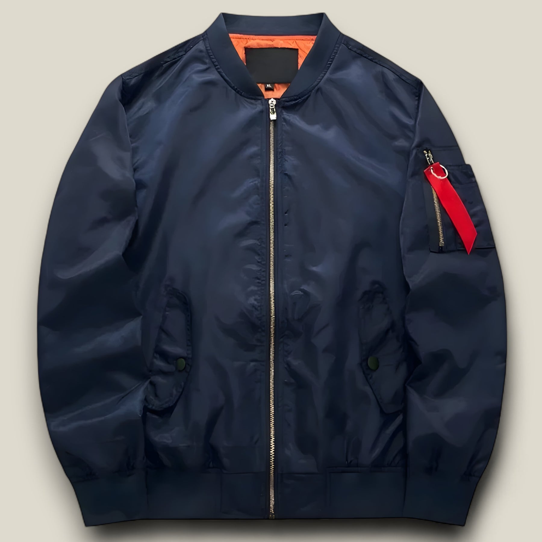 Logan | Pilot Bomberjacke - Militärwärme für Herbst & Winter - Blau Dünn - Logan | Pilot Bomberjacke - Militärwärme für Herbst & Winter - €25 - Concept FashionLab