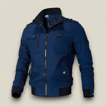 Luca | Herren Bomberjacke - Slim Fit - Blau - Luca | Herren Bomberjacke - Slim Fit - €25 - Concept FashionLab