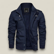 Magcomsen | Herren Fleecejacke Winddicht - Marineblau - Magcomsen | Herren Fleecejacke Winddicht - €25 - Concept FashionLab