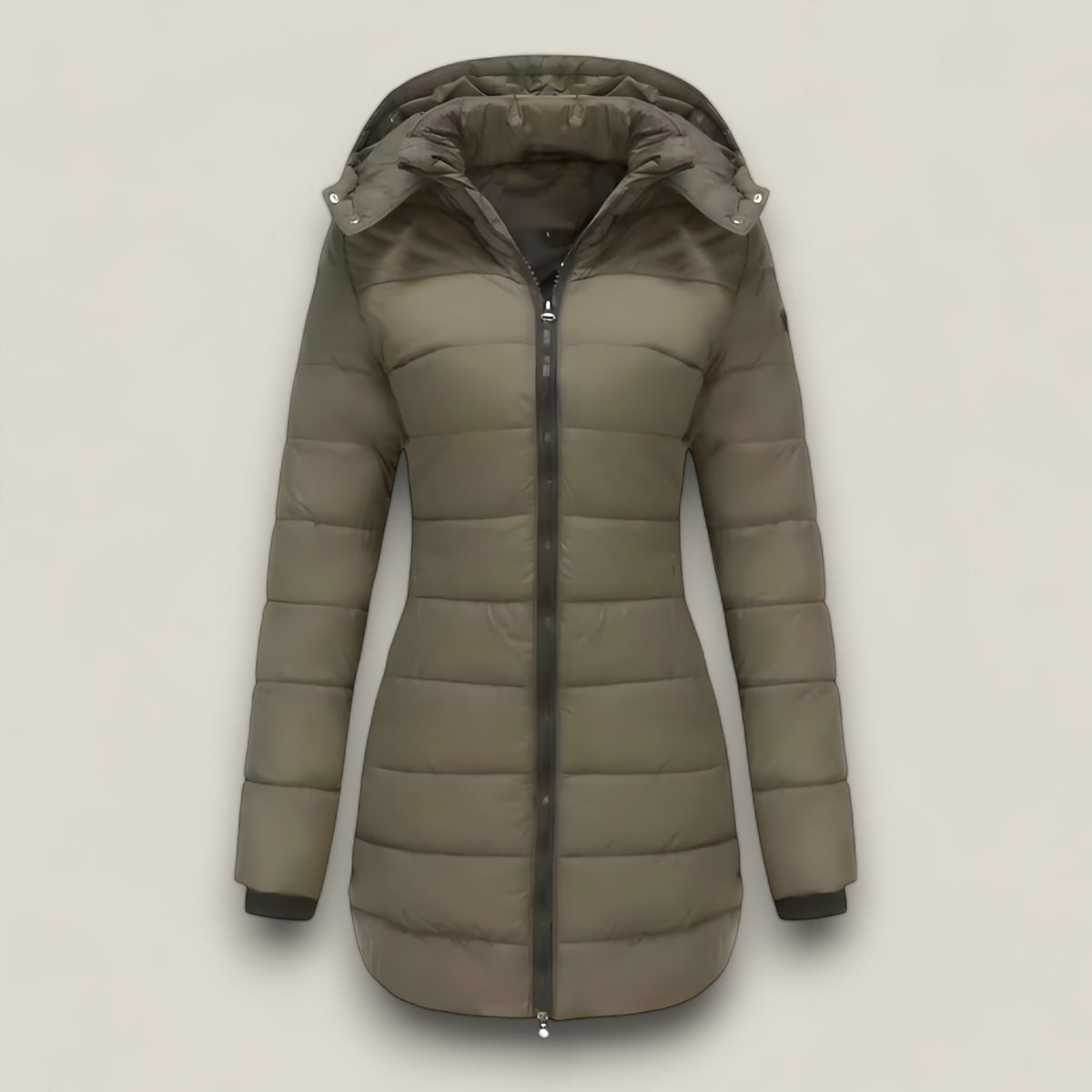 Elena | Lange Parka mit Kapuze - Ultimative Wärme für den Winter - Olive - Elena | Lange Parka mit Kapuze - Ultimative Wärme für den Winter - €25 - Concept FashionLab